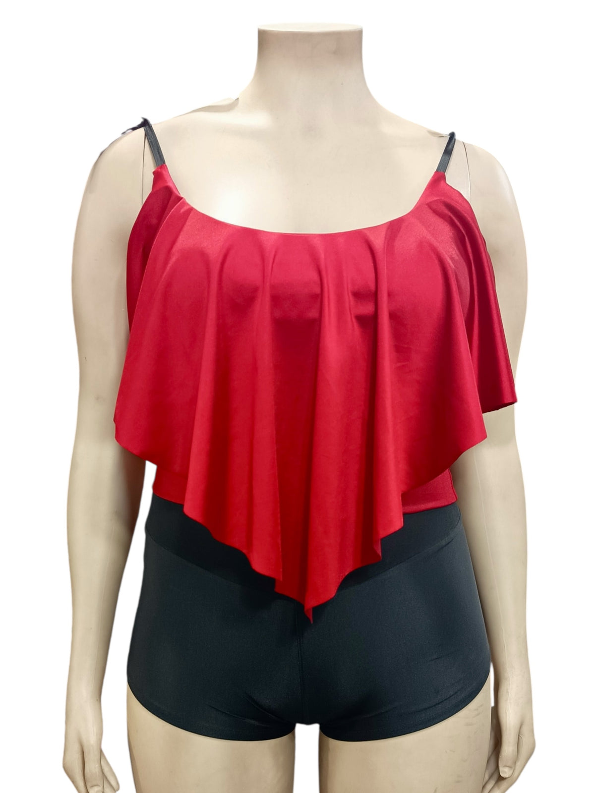 Top XL Bikini Largo amarras Rojo