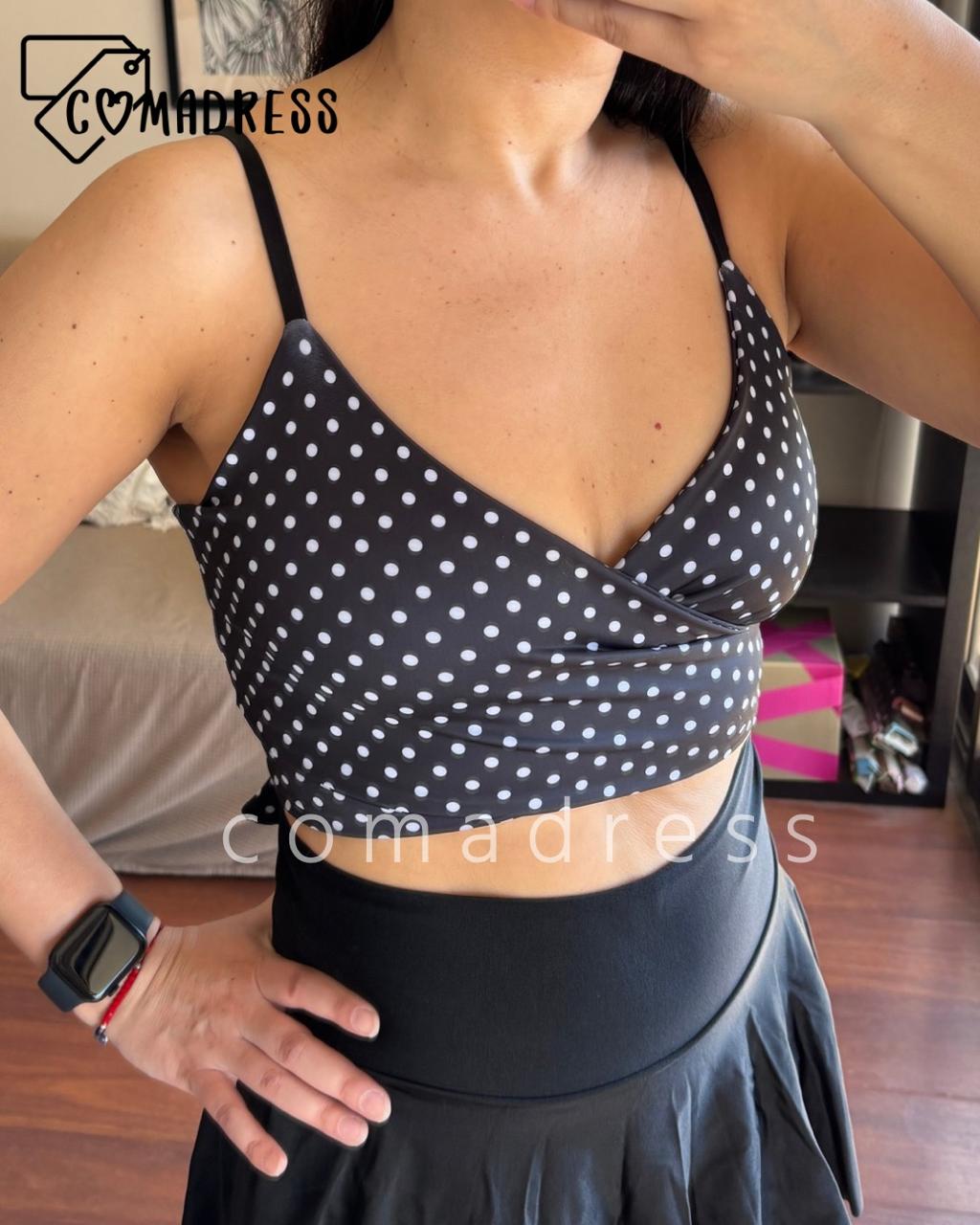 Bikini Cruzado Lunares