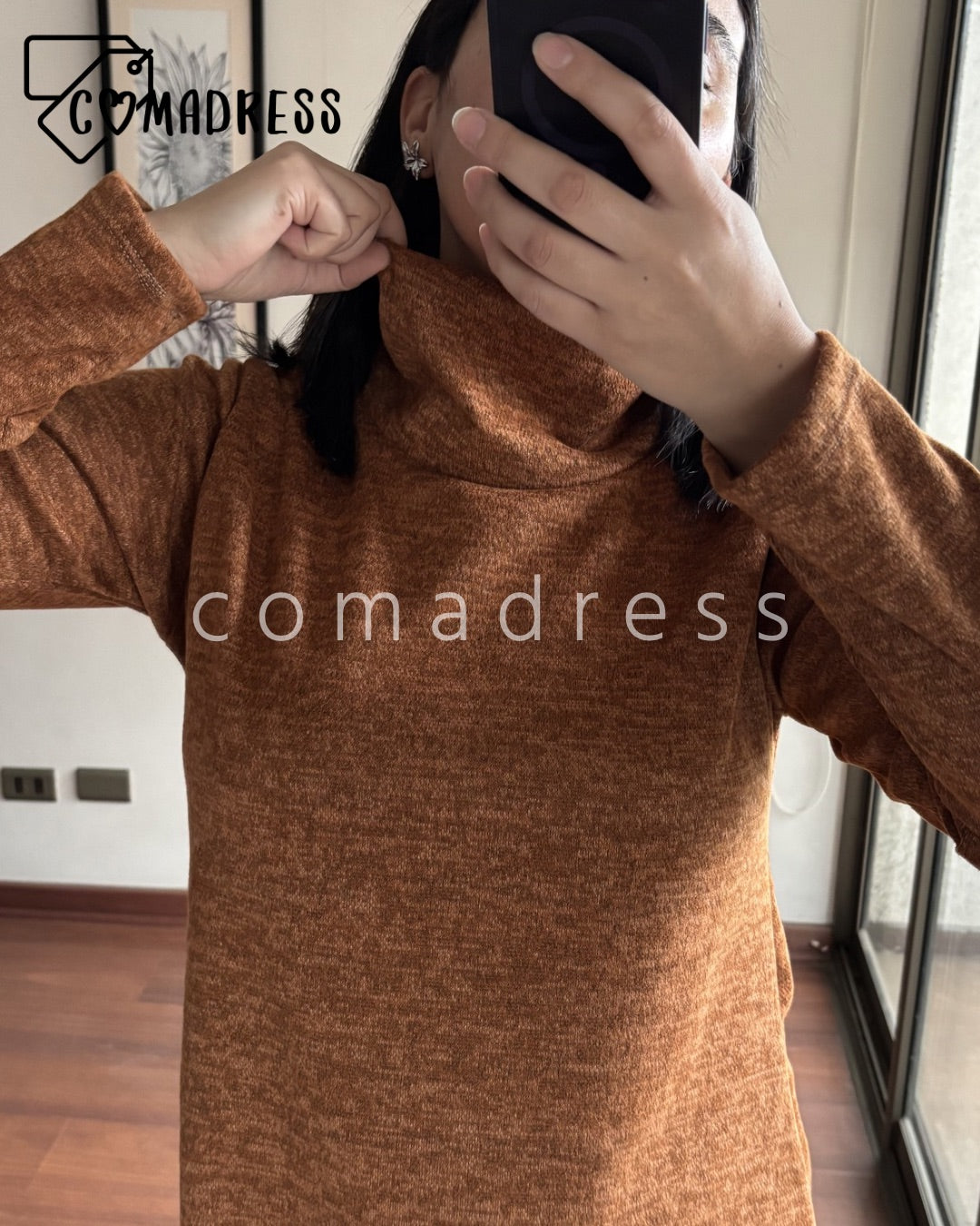 Vestido Lanilla Taupe