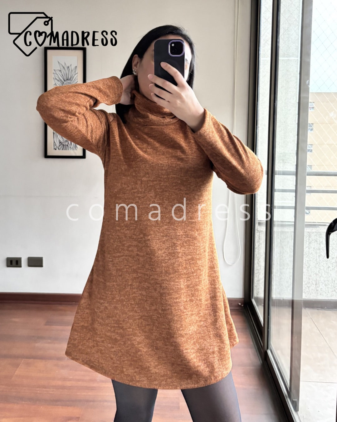 Vestido Lanilla Taupe
