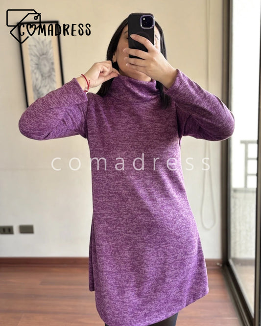 Vestido Lanilla Lila