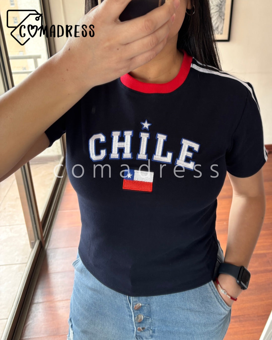 Polera Baby Tee Chile