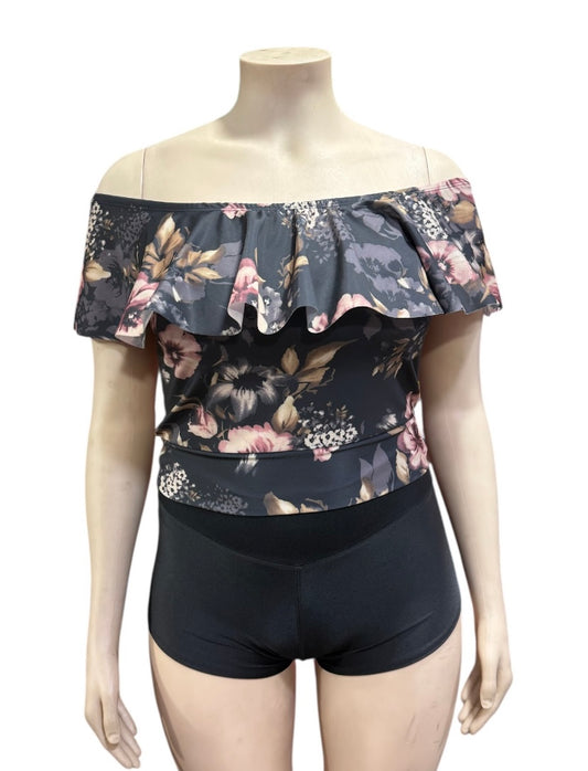 Top XL vuelitos Rosa Vintage