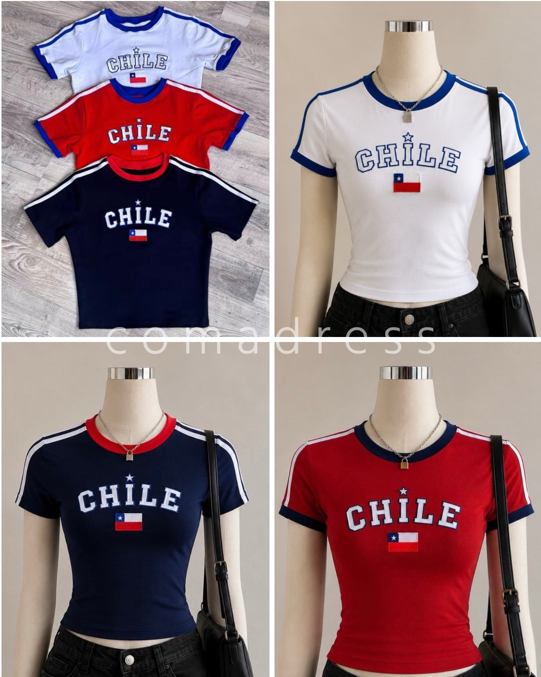 Polera Baby Tee Chile