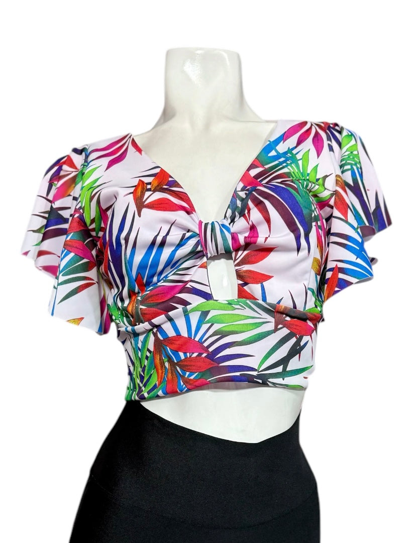 Crop White Palm