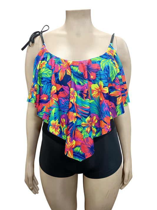 Top XL Bikini Largo amarras Tropical