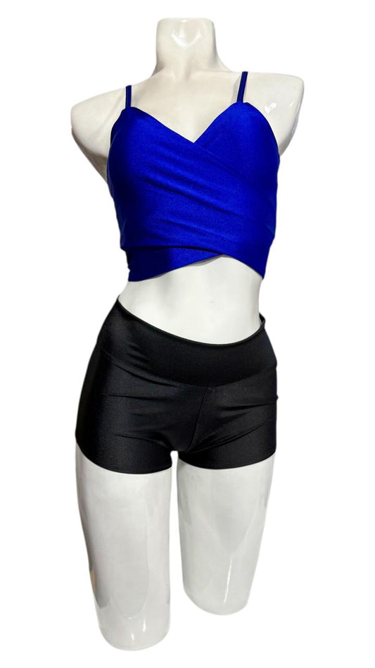 Bikini Cruzado Azul